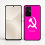 כיסוי בעיצוב אישי עם השם שלך לדגם - Realme 16 Pro+ 5G בעיצוב פטיש ומגל