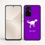 כיסוי בעיצוב אישי עם השם שלך לדגם - Realme 16 Pro+ 5G בעיצוב דינוזאור