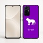 כיסוי בעיצוב אישי עם השם שלך לדגם - Realme 16 Pro+ 5G בעיצוב כלב