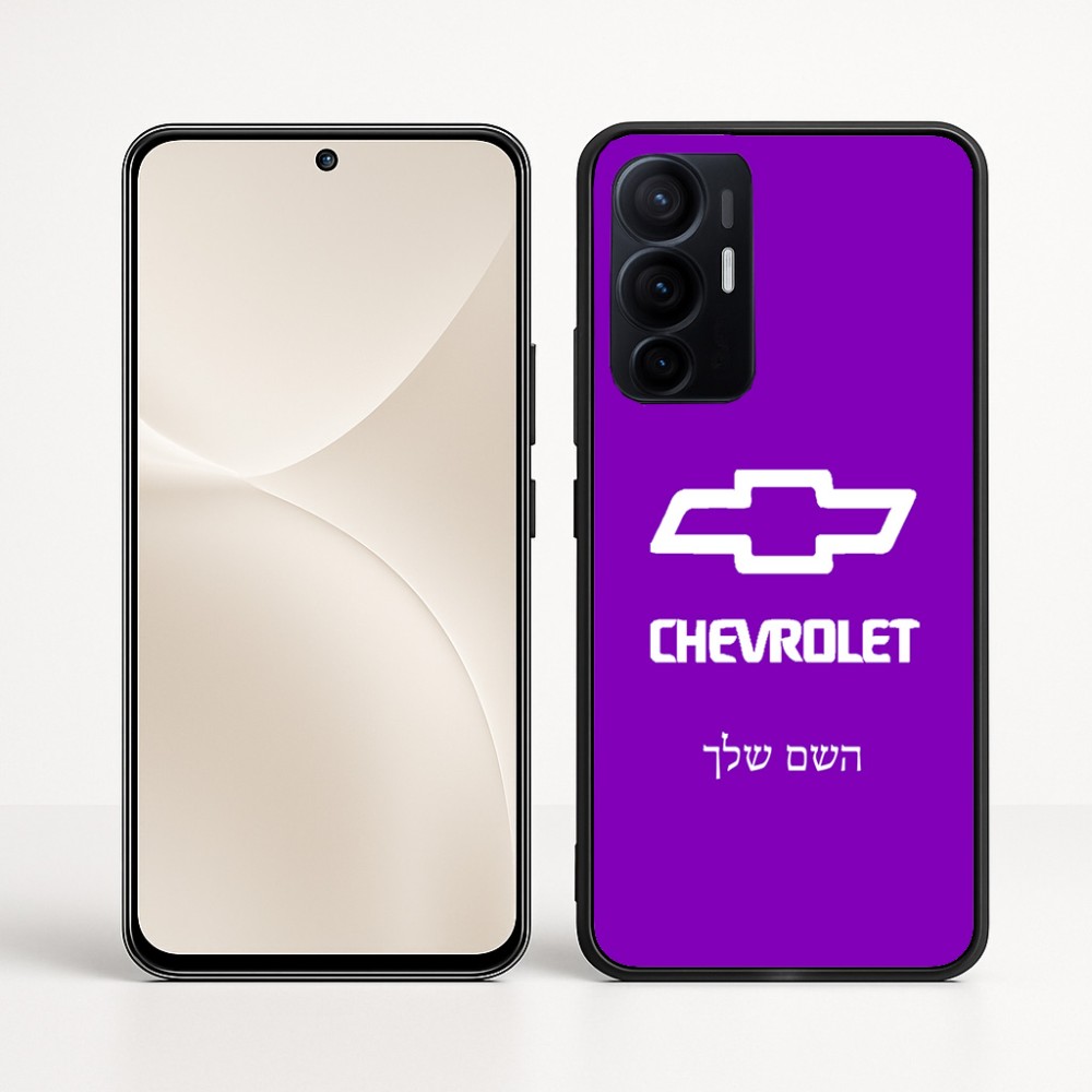 כיסוי בעיצוב אישי עם השם שלך לדגם - Realme 16 Pro+ 5G בעיצוב שברולט