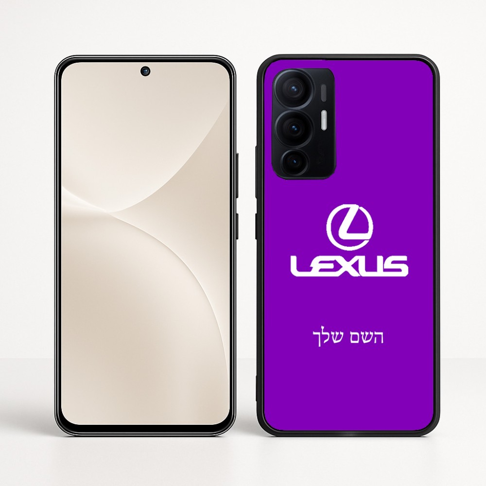 כיסוי בעיצוב אישי עם השם שלך לדגם - Realme 16 Pro+ 5G בעיצוב לקסוס