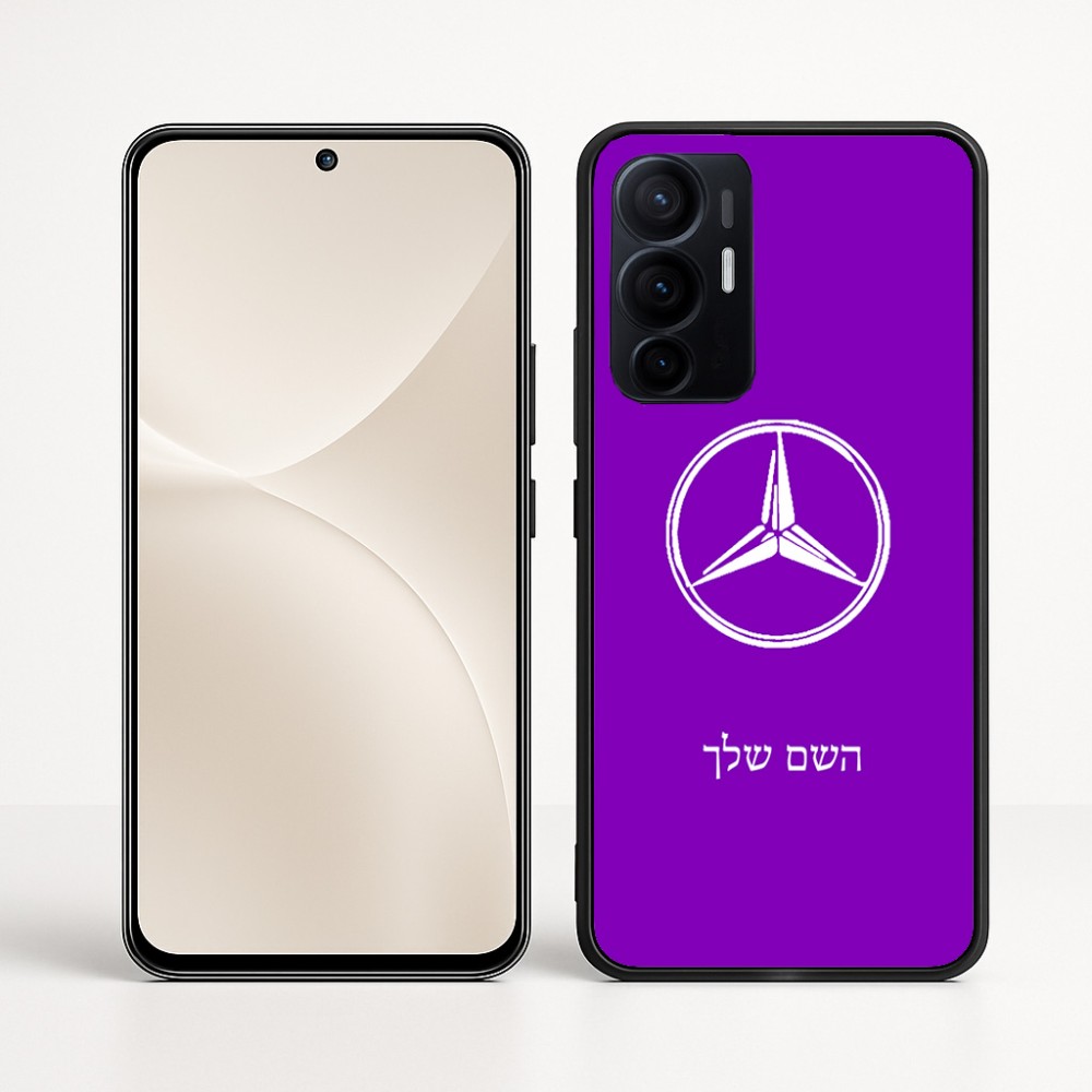 כיסוי בעיצוב אישי עם השם שלך לדגם - Realme 16 Pro+ 5G בעיצוב מרצדס-בנץ