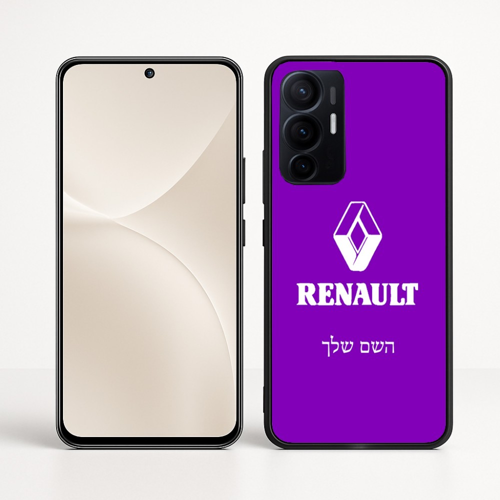כיסוי בעיצוב אישי עם השם שלך לדגם - Realme 16 Pro+ 5G בעיצוב רנו