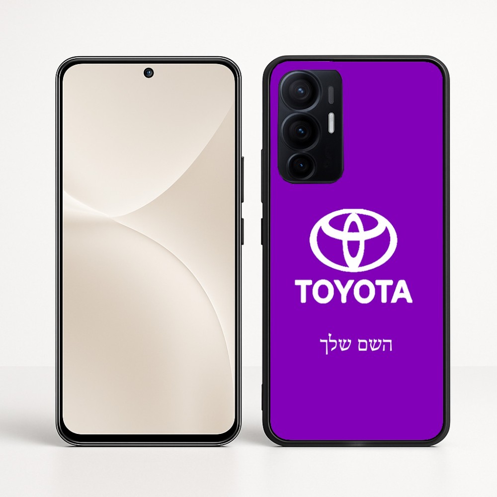כיסוי בעיצוב אישי עם השם שלך לדגם - Realme 16 Pro+ 5G בעיצוב טויוטה