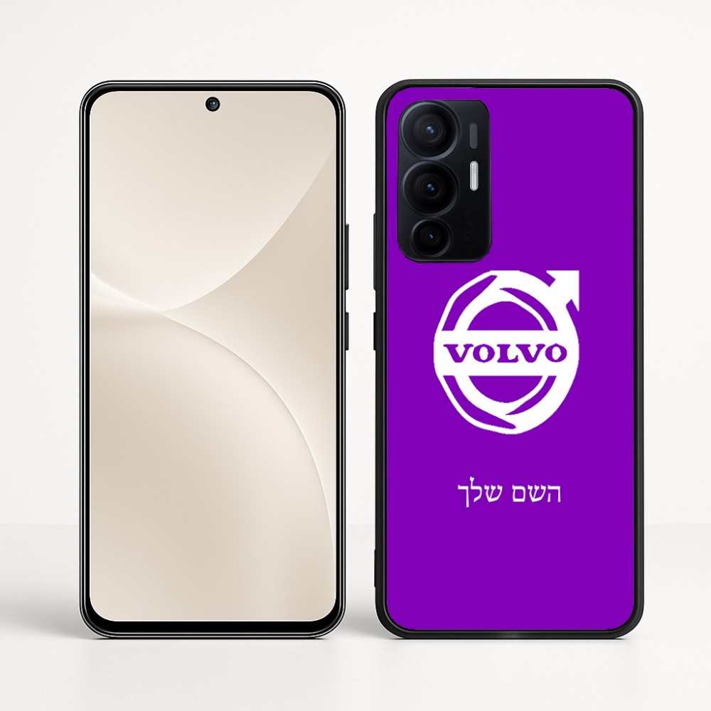 כיסוי בעיצוב אישי עם השם שלך לדגם - Realme 16 Pro+ 5G בעיצוב וולוו