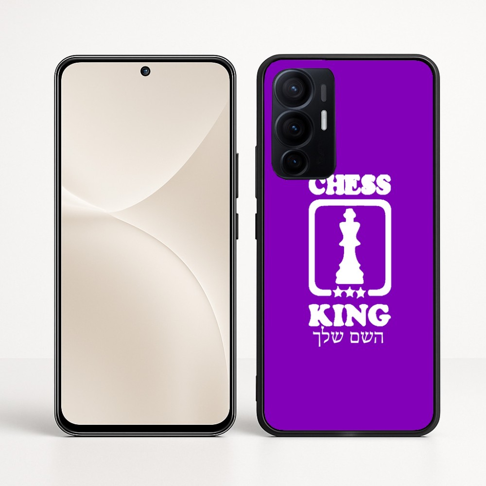 כיסוי בעיצוב אישי עם השם שלך לדגם - Realme 16 Pro+ 5G בעיצוב שחמט