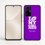 כיסוי בעיצוב אישי עם השם שלך לדגם - Realme 16 Pro+ 5G בעיצוב לנשק את החברה שלי