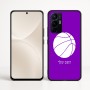 כיסוי בעיצוב אישי עם השם שלך לדגם - Realme 16 Pro+ 5G בעיצוב כדורסל