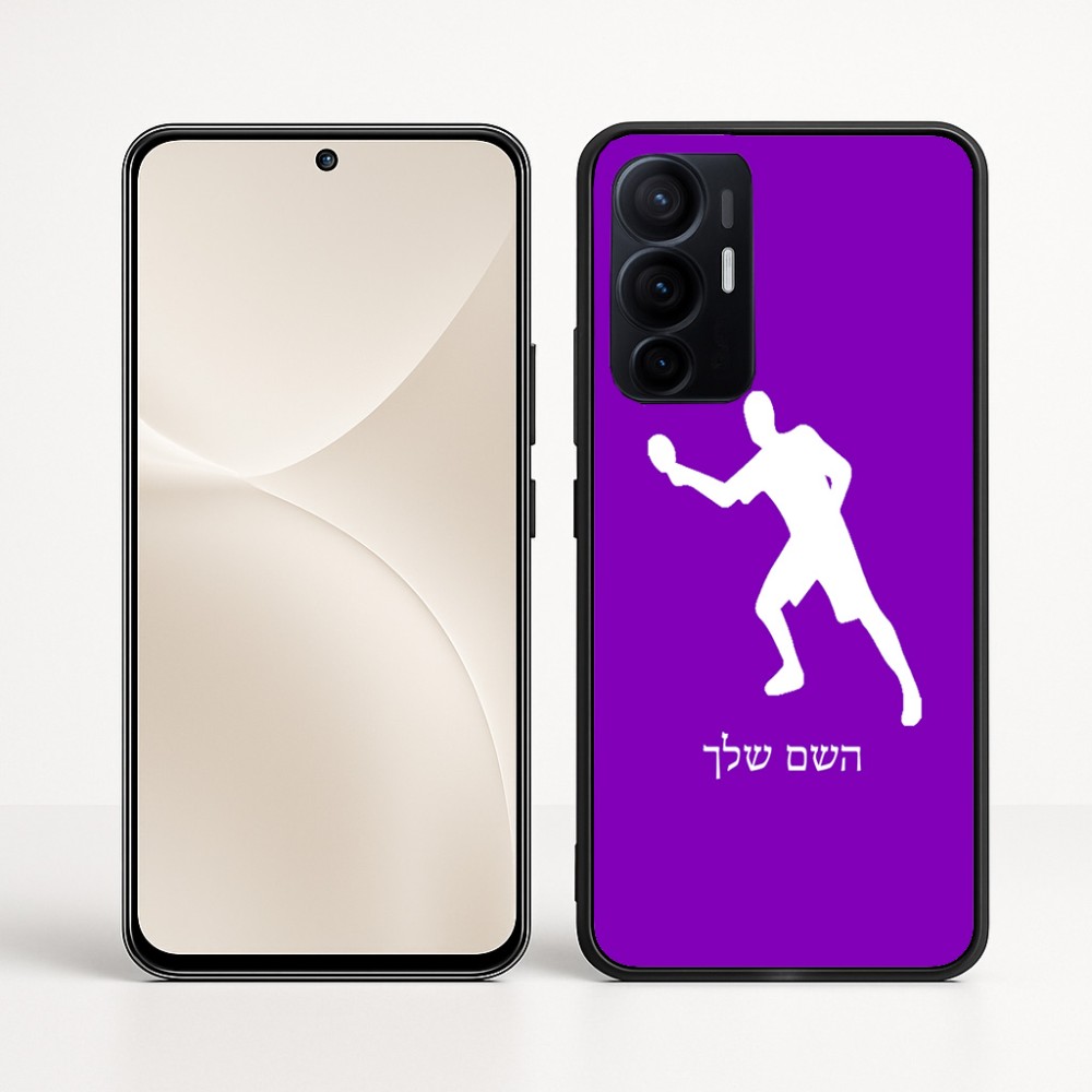 כיסוי בעיצוב אישי עם השם שלך לדגם - Realme 16 Pro+ 5G בעיצוב שחקן פינג פונג