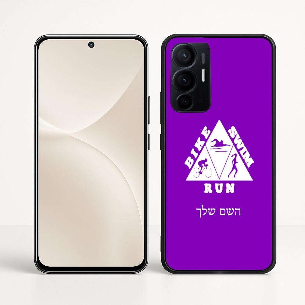 כיסוי בעיצוב אישי עם השם שלך לדגם - Realme 16 Pro+ 5G בעיצוב טריאתלון