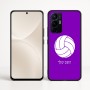 כיסוי בעיצוב אישי עם השם שלך לדגם - Realme 16 Pro+ 5G בעיצוב כדור כדורעף