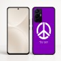 כיסוי בעיצוב אישי עם השם שלך לדגם - Realme 16 Pro+ 5G בעיצוב סמל השלום