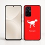 כיסוי בעיצוב אישי עם השם שלך לדגם - Realme 16 Pro+ 5G בעיצוב דינוזאור