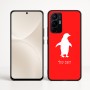 כיסוי בעיצוב אישי עם השם שלך לדגם - Realme 16 Pro+ 5G בעיצוב פינגווין