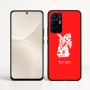 כיסוי בעיצוב אישי עם השם שלך לדגם - Realme 16 Pro+ 5G בעיצוב ארנב מחזיק גזר