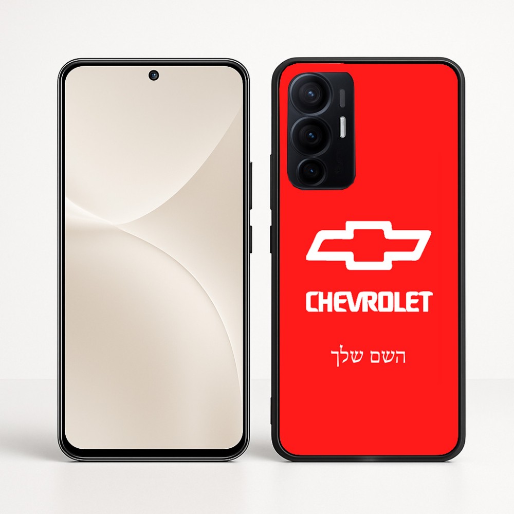 כיסוי בעיצוב אישי עם השם שלך לדגם - Realme 16 Pro+ 5G בעיצוב שברולט