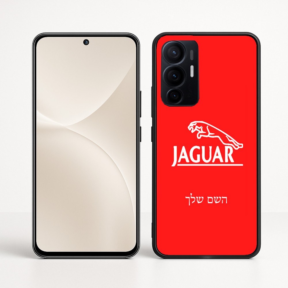 כיסוי בעיצוב אישי עם השם שלך לדגם - Realme 16 Pro+ 5G בעיצוב יגואר