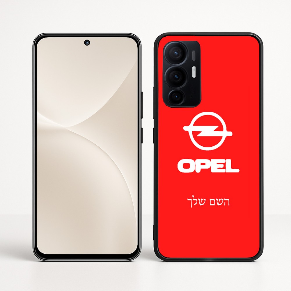 כיסוי בעיצוב אישי עם השם שלך לדגם - Realme 16 Pro+ 5G בעיצוב אופל