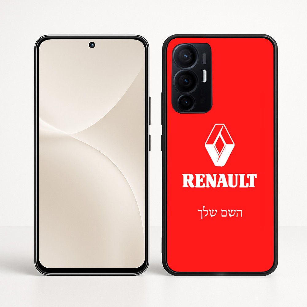 כיסוי בעיצוב אישי עם השם שלך לדגם - Realme 16 Pro+ 5G בעיצוב רנו