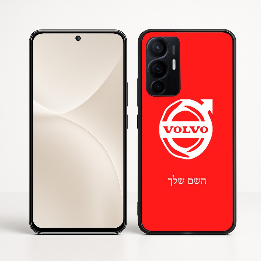 כיסוי בעיצוב אישי עם השם שלך לדגם - Realme 16 Pro+ 5G בעיצוב וולוו
