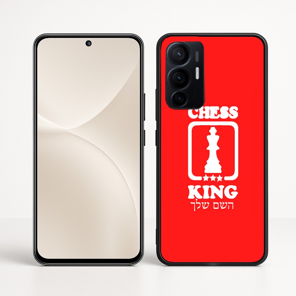 כיסוי בעיצוב אישי עם השם שלך לדגם - Realme 16 Pro+ 5G בעיצוב שחמט