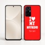 כיסוי בעיצוב אישי עם השם שלך לדגם - Realme 16 Pro+ 5G בעיצוב אוהבת את החבר שלי