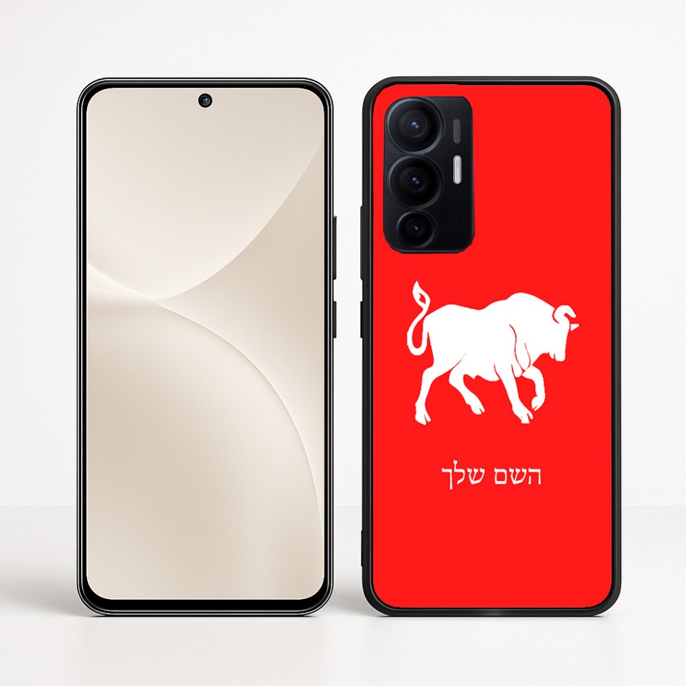 כיסוי בעיצוב אישי עם השם שלך לדגם - Realme 16 Pro+ 5G בעיצוב מזלות - שור