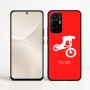 כיסוי בעיצוב אישי עם השם שלך לדגם - Realme 16 Pro+ 5G בעיצוב רוכב אופניים