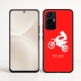 כיסוי בעיצוב אישי עם השם שלך לדגם - Realme 16 Pro+ 5G בעיצוב מוטוקרוס