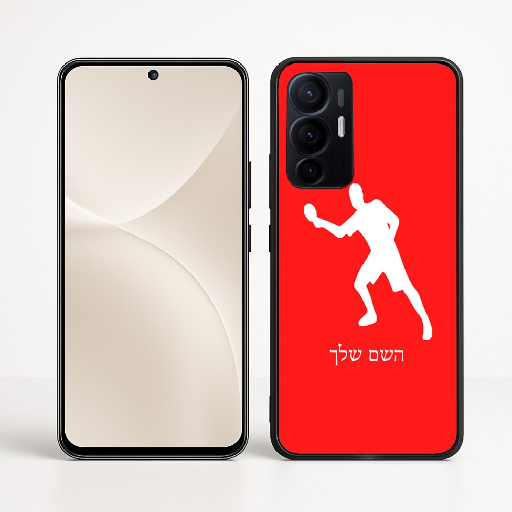 כיסוי בעיצוב אישי עם השם שלך לדגם - Realme 16 Pro+ 5G בעיצוב שחקן פינג פונג