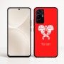 כיסוי בעיצוב אישי עם השם שלך לדגם - Realme 16 Pro+ 5G בעיצוב פרחי קרן