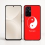 כיסוי בעיצוב אישי עם השם שלך לדגם - Realme 16 Pro+ 5G בעיצוב סמל יינג יאנג