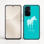 כיסוי בעיצוב אישי עם השם שלך לדגם - Realme 16 Pro+ 5G בעיצוב זברה