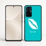 כיסוי בעיצוב אישי עם השם שלך לדגם - Realme 16 Pro+ 5G בעיצוב שפתיים - נשיקה