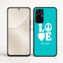כיסוי בעיצוב אישי עם השם שלך לדגם - Realme 16 Pro+ 5G בעיצוב אהבה