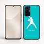 כיסוי בעיצוב אישי עם השם שלך לדגם - Realme 16 Pro+ 5G בעיצוב שחקן בייסבול