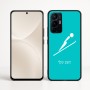 כיסוי בעיצוב אישי עם השם שלך לדגם - Realme 16 Pro+ 5G בעיצוב קפיצת סקי אולימפית