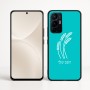 כיסוי בעיצוב אישי עם השם שלך לדגם - Realme 16 Pro+ 5G בעיצוב חיטה גלית זהב