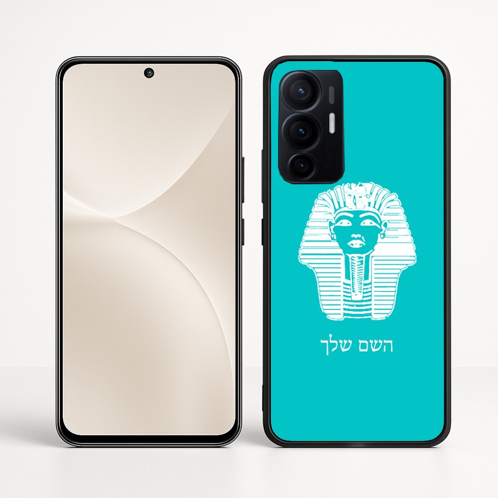 כיסוי בעיצוב אישי עם השם שלך לדגם - Realme 16 Pro+ 5G בעיצוב פרעה - תות ענח' אמון מצרי