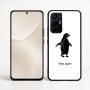 כיסוי בעיצוב אישי עם השם שלך לדגם - Realme 16 Pro+ 5G בעיצוב פינגווין