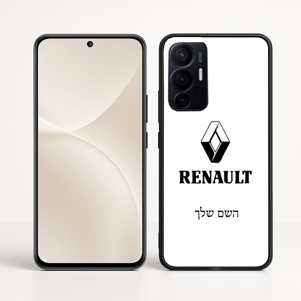 כיסוי בעיצוב אישי עם השם שלך לדגם - Realme 16 Pro+ 5G בעיצוב רנו