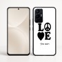 כיסוי בעיצוב אישי עם השם שלך לדגם - Realme 16 Pro+ 5G בעיצוב אהבה
