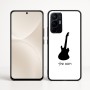 כיסוי בעיצוב אישי עם השם שלך לדגם - Realme 16 Pro+ 5G בעיצוב גיטרה