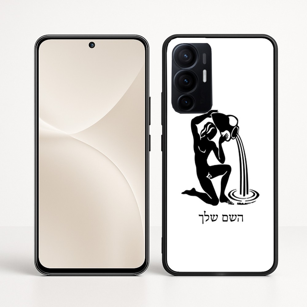 כיסוי בעיצוב אישי עם השם שלך לדגם - Realme 16 Pro+ 5G בעיצוב מזלות - דלי