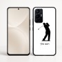 כיסוי בעיצוב אישי עם השם שלך לדגם - Realme 16 Pro+ 5G בעיצוב שחקן גולף