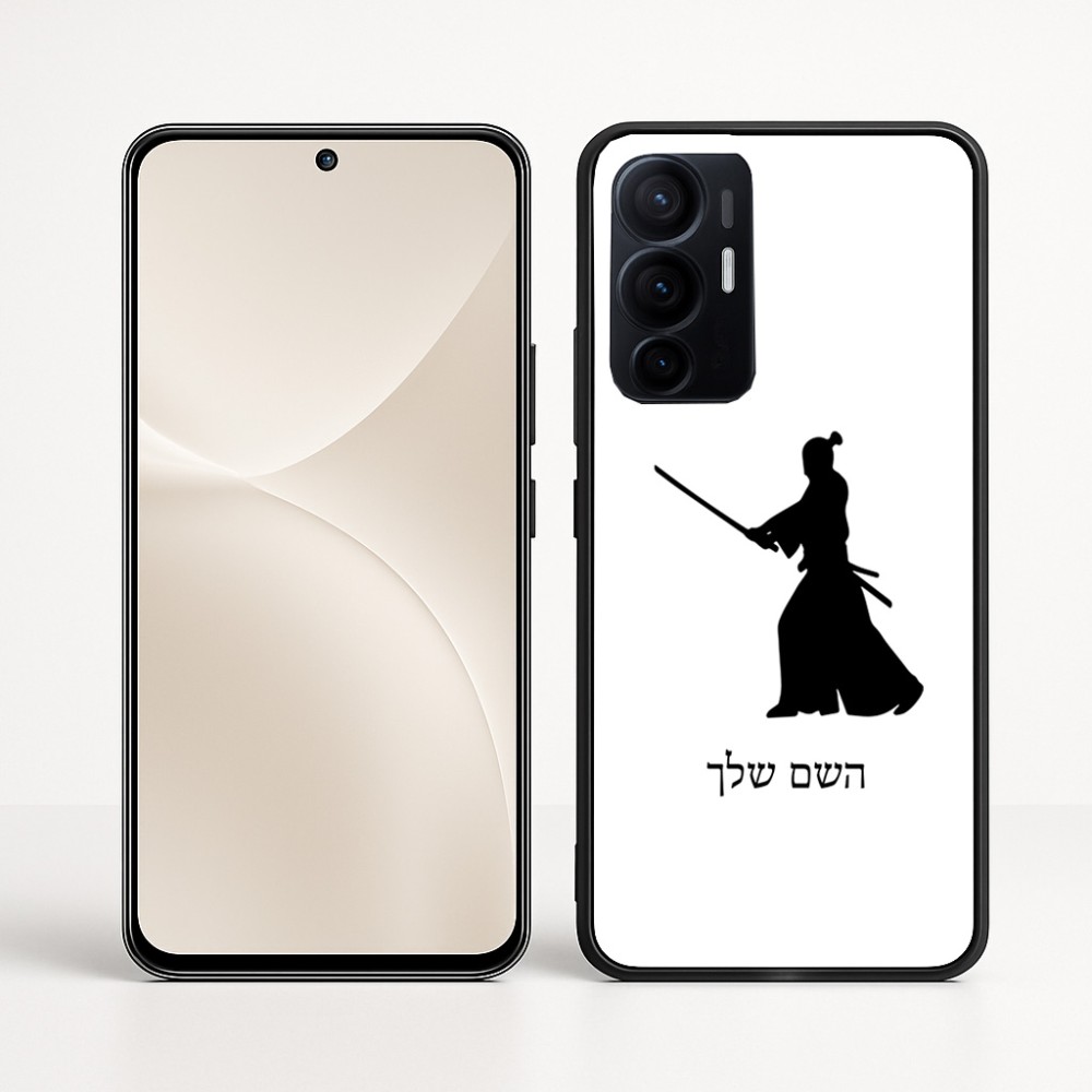 כיסוי בעיצוב אישי עם השם שלך לדגם - Realme 16 Pro+ 5G בעיצוב סמוראי