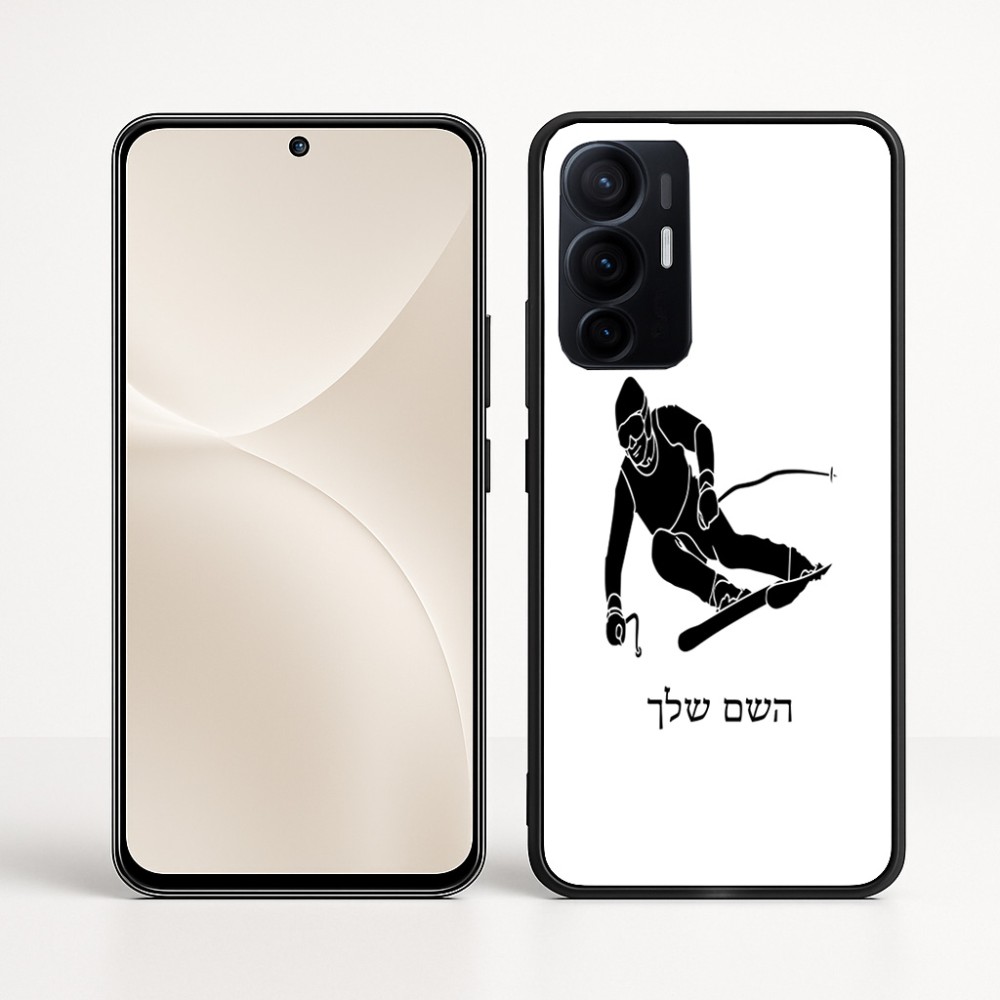כיסוי בעיצוב אישי עם השם שלך לדגם - Realme 16 Pro+ 5G בעיצוב סקי