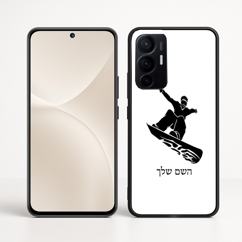 כיסוי בעיצוב אישי עם השם שלך לדגם - Realme 16 Pro+ 5G בעיצוב סנובורדיסט
