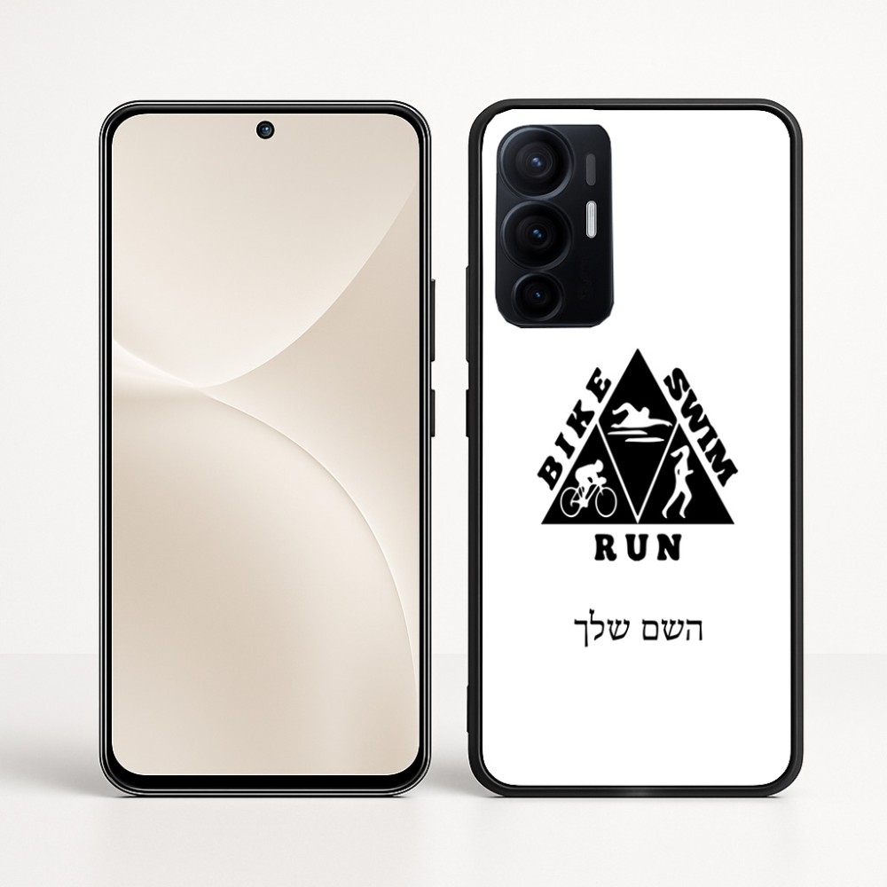 כיסוי בעיצוב אישי עם השם שלך לדגם - Realme 16 Pro+ 5G בעיצוב טריאתלון