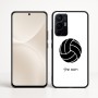כיסוי בעיצוב אישי עם השם שלך לדגם - Realme 16 Pro+ 5G בעיצוב כדור כדורעף
